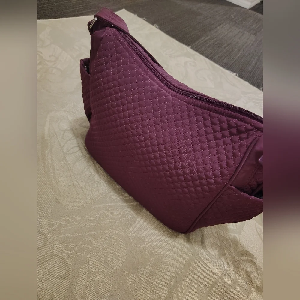 Vera Bradley Quilted Crossbody Bag - Plum